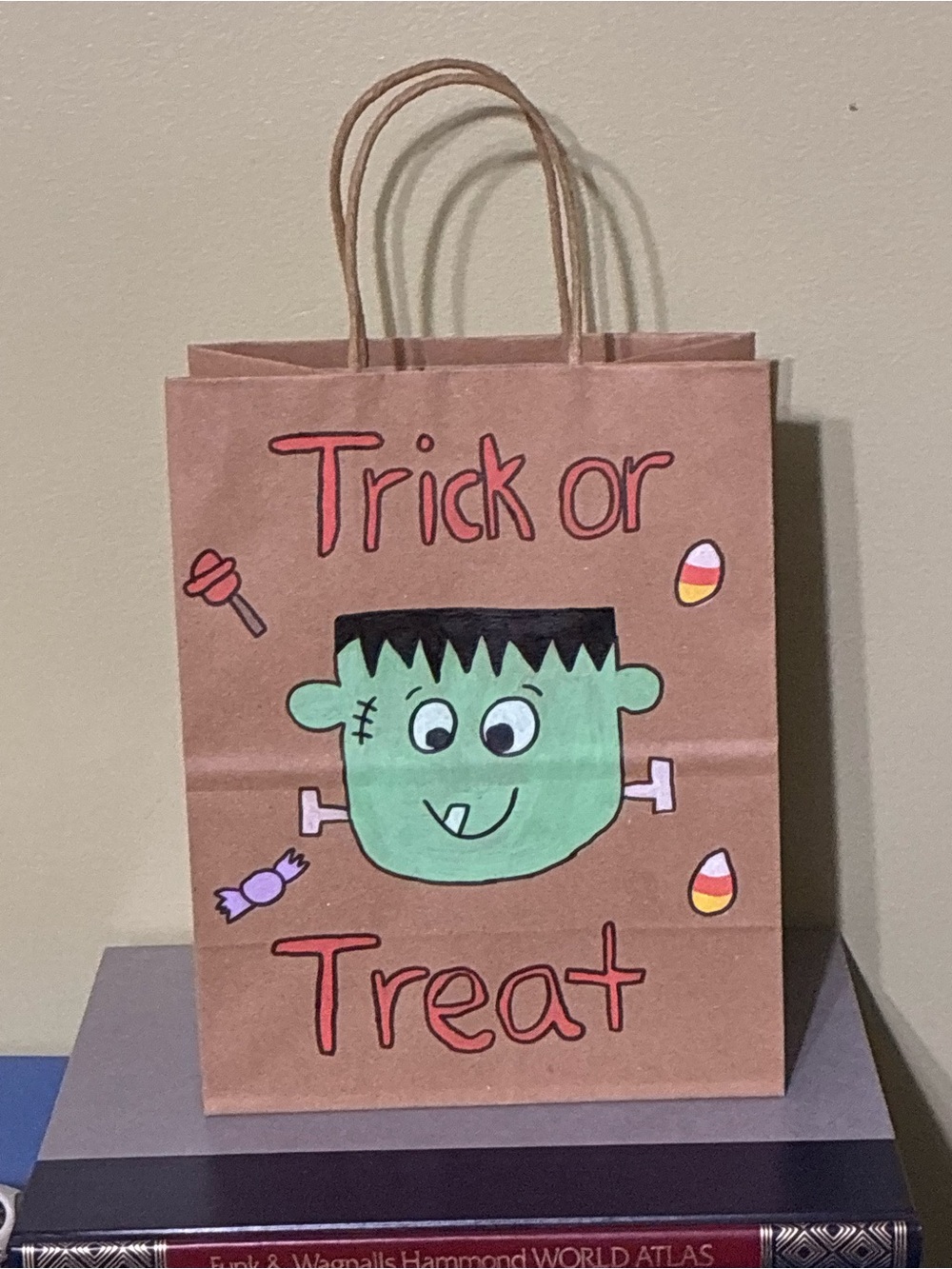 Small Frankenstein Halloween Bag